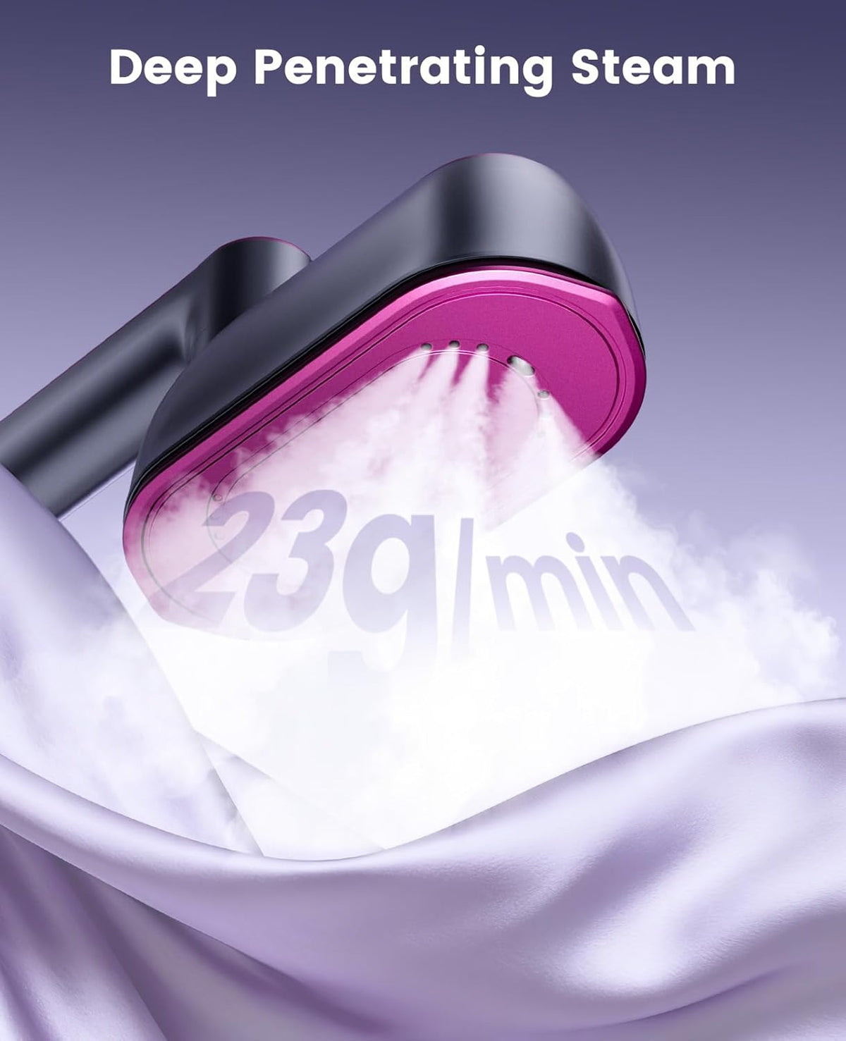 Perfect Wrinkle-Free Clothes in Seconds with 2-in-1 Power