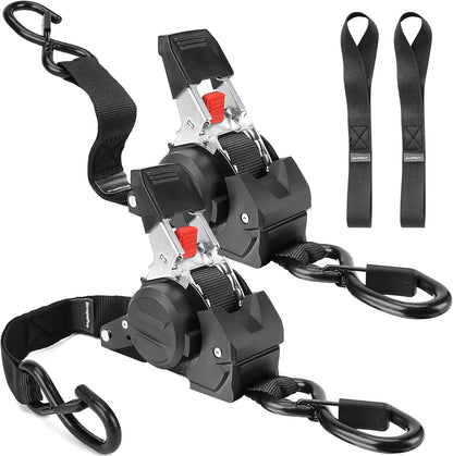 Auto-Retractable Ratchet Straps
