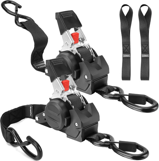 Auto-Retractable Ratchet Straps