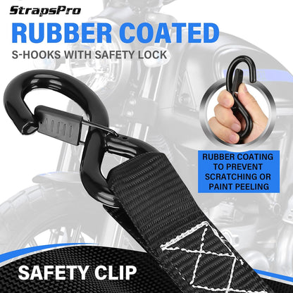 Auto-Retractable Ratchet Straps