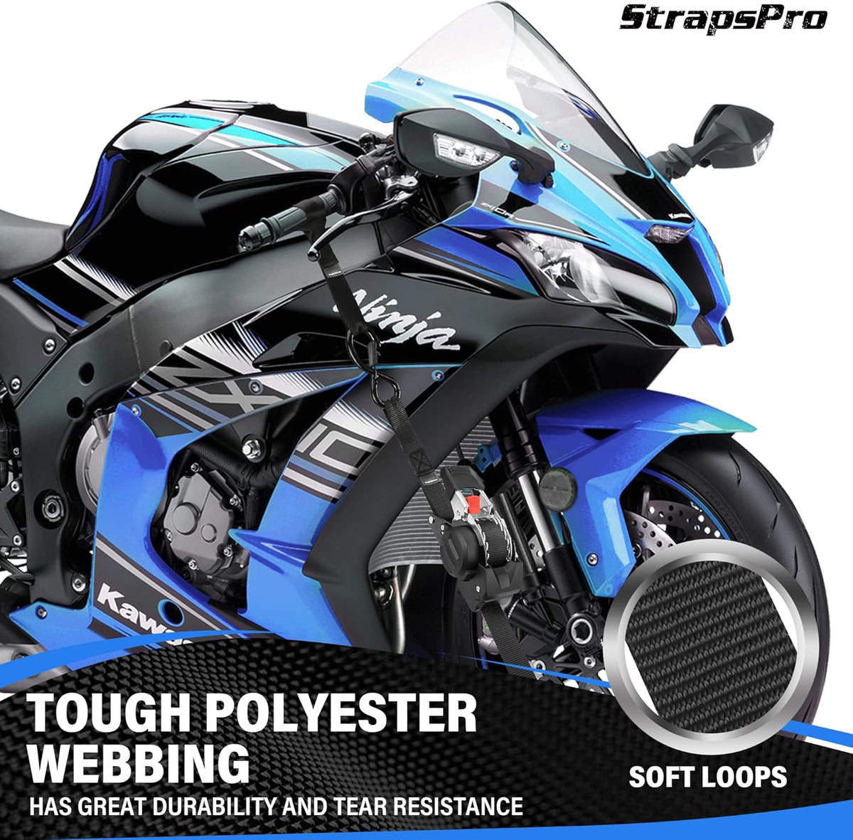 Auto-Retractable Ratchet Straps