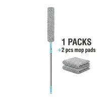 1 mop handle + 2 mop heads