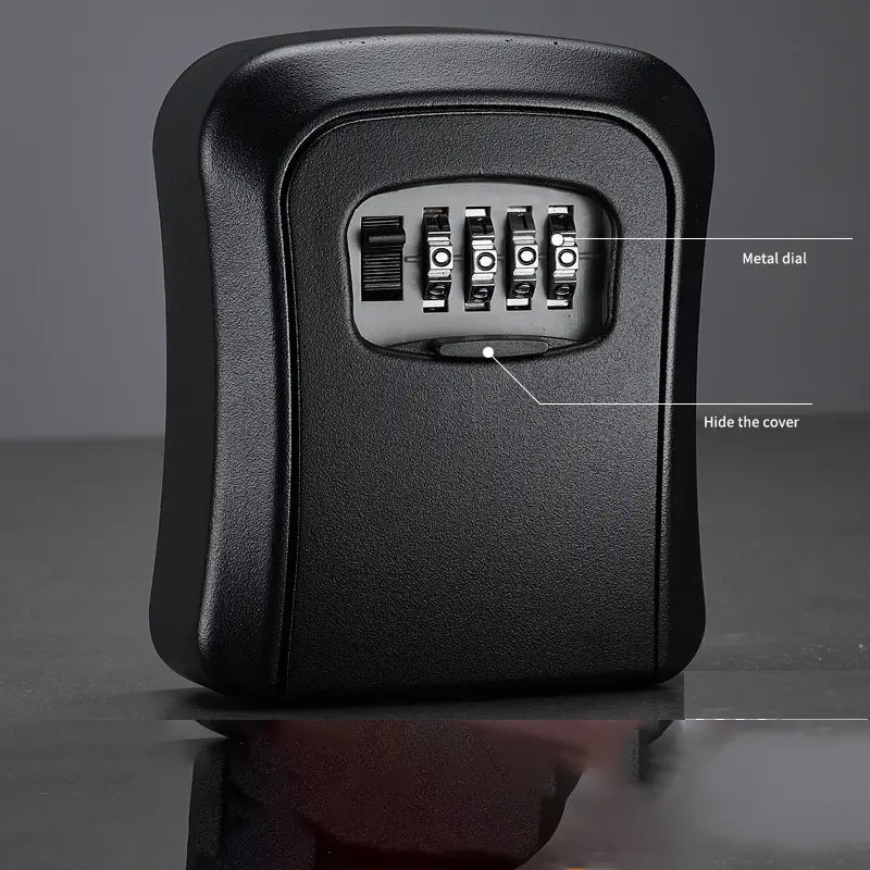 Wall Mount Key Lock Box – Ultra-Secure 4-Digit Combination Storage for Home & Airbnb