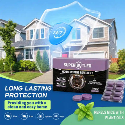 Rodent & Pest Repellent Balls - Peppermint Scent Barrier For Whole Home Insect & Rodent Protection