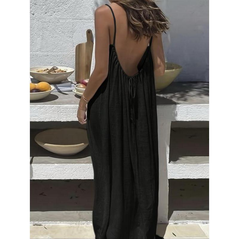 The "Anywhere" Cami Maxi | From Bed to Beach in Seconds