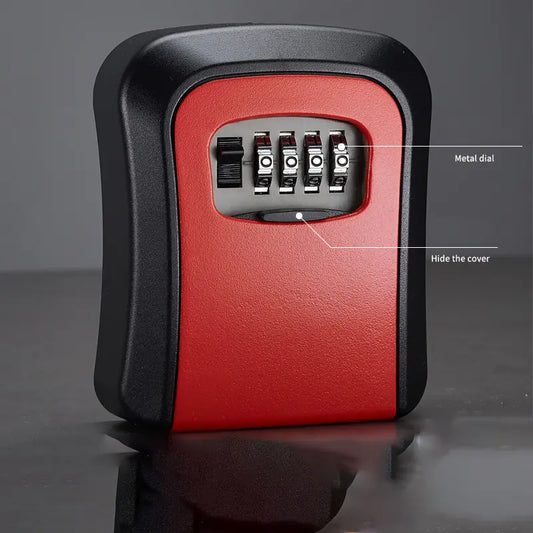 Wall Mount Key Lock Box – Ultra-Secure 4-Digit Combination Storage for Home & Airbnb