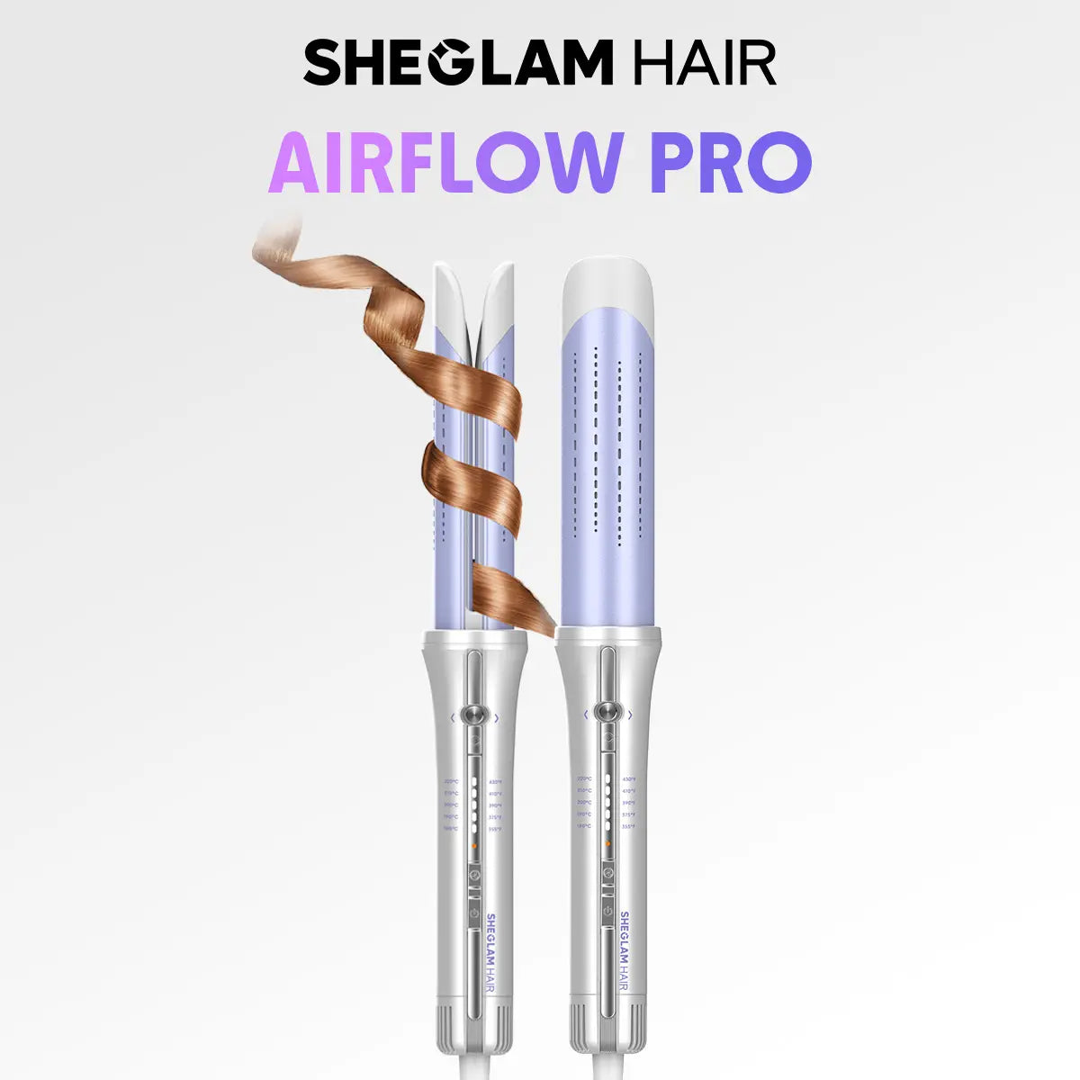360° Airflow Styler Pro: Effortless Auto-Rotating Straightener & Curler for All-Day Hold