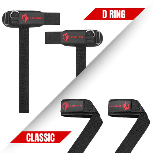 Premium D-Ring Lifting Straps for Maximum Grip & Heavy Lifts