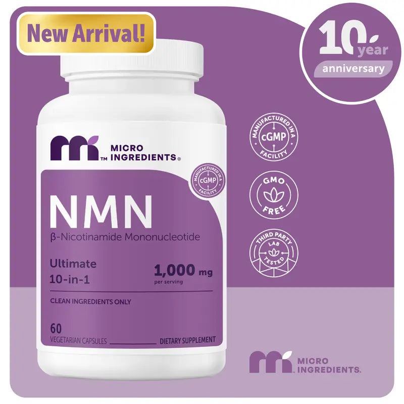 Ultimate NMN 1000mg Complex for Cellular Energy & Youthful Vitality