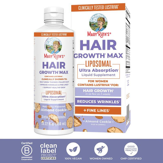 Clinical-Strength Liquid Hair Growth Liposomal – Faster Absorption for Thicker, Stronger Hair