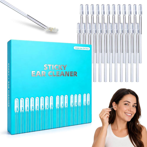 Sticky Resin Earwax Cleaner Tool - Safe Gentle Ear Cleaning Swab