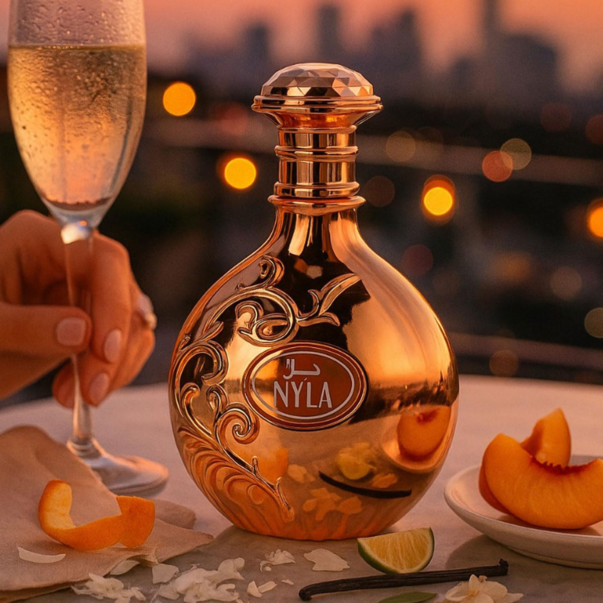 Your Luxury Scent Stays with You, from Coffee Shop to Midnight Gathering.