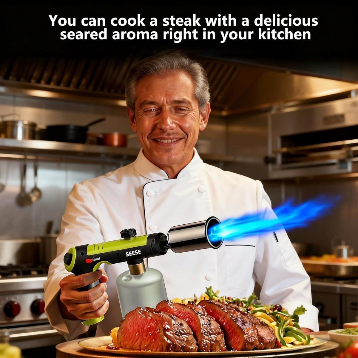Powerful Propane Torch ,Kitchen Cooking Torch