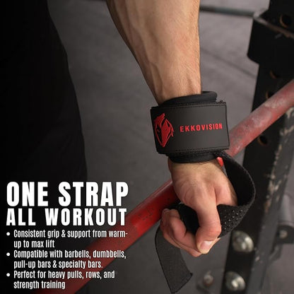 Premium D-Ring Lifting Straps for Maximum Grip & Heavy Lifts