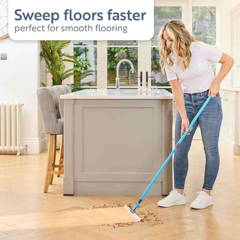 Extendable Multipurpose Floor Squeegee – Wide Head and Tapered Edge for Precise Corner Cleaning