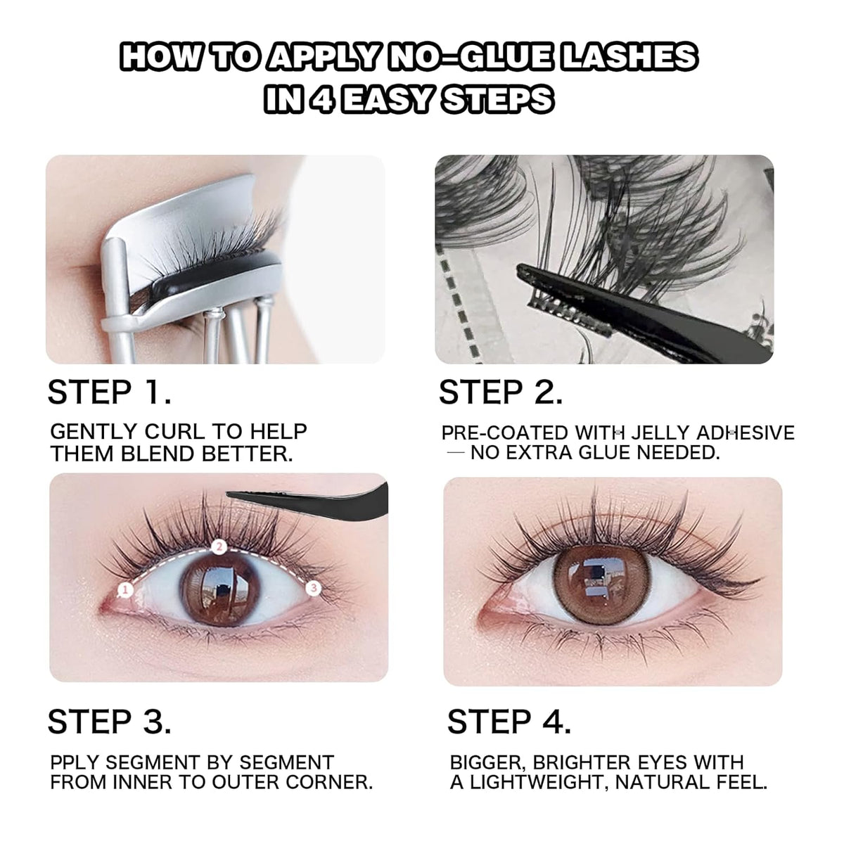 Salon-Quality Lashes in Seconds—No Glue, Zero Mess