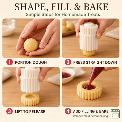 Hand-Press Sunflower Cookie & Mooncake Stamp Mold