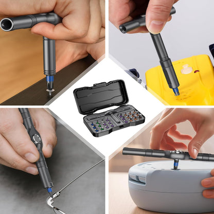 24-in-1 Transforming Ratchet Wrench & Screwdriver Set