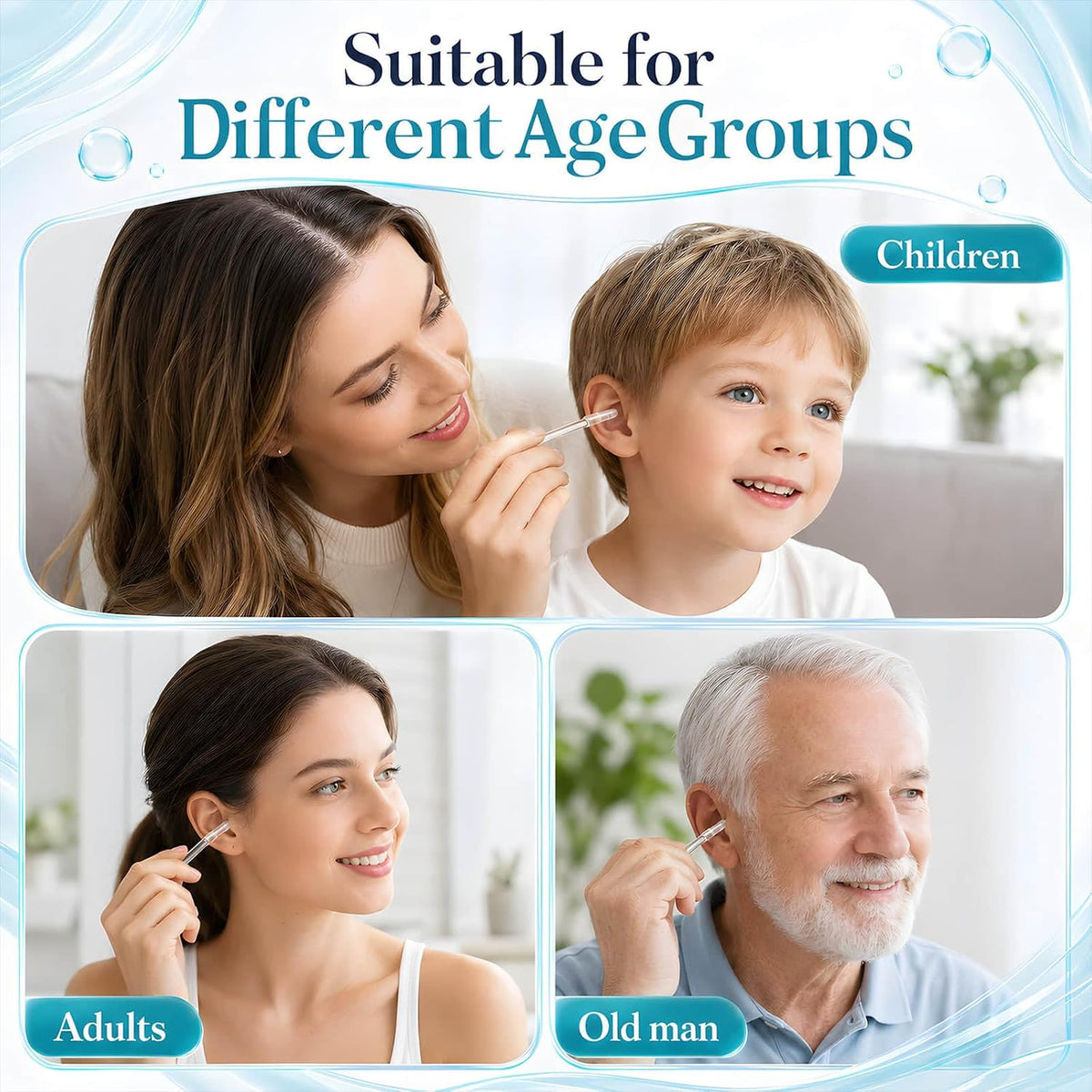 Sticky Resin Earwax Cleaner Tool - Safe Gentle Ear Cleaning Swab