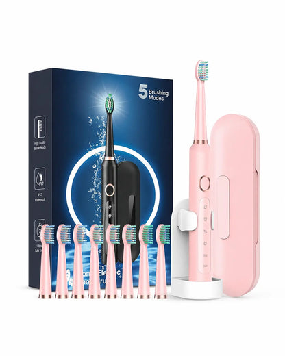 Sonic Electric Toothbrush - 45,000 VPM Clean with 120-Day Charge Free Power