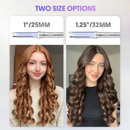 360° Airflow Styler Pro: Effortless Auto-Rotating Straightener & Curler for All-Day Hold