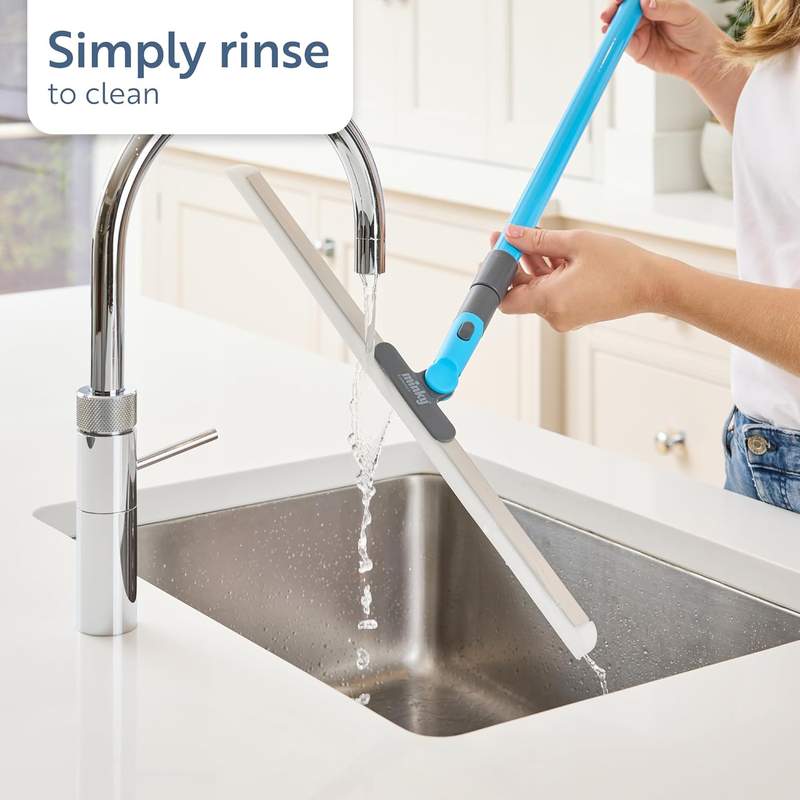 Extendable Multipurpose Floor Squeegee – Wide Head and Tapered Edge for Precise Corner Cleaning