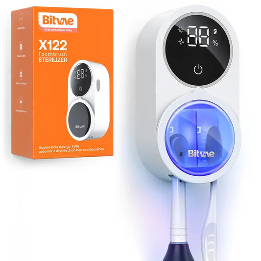Eliminate 99.9% of Oral Dirt with Next-Gen Smart UV Dual-Disinfection Toothbrush Sterilizer