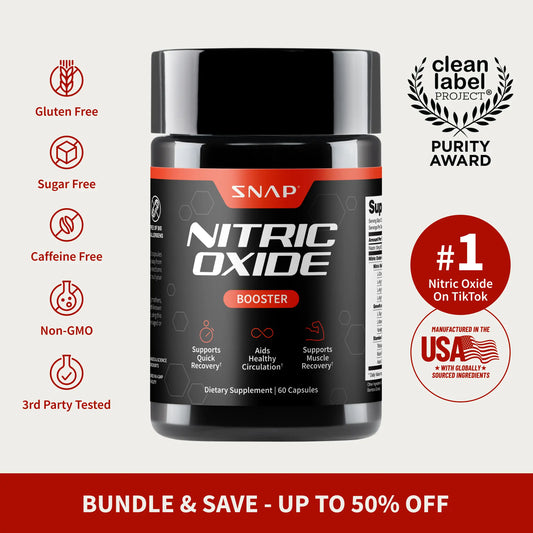 Supercharge Your Blood Flow for Ultimate Stamina and Muscle Pumps —— Nitric Oxide Booster for Men & Women
