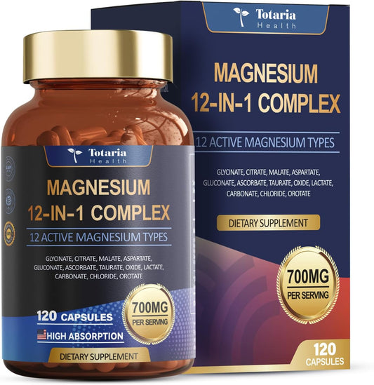 A powerful 12-in-1 Magnesium Complex Master Your Sleep and Calm the Daily Overwhelm
