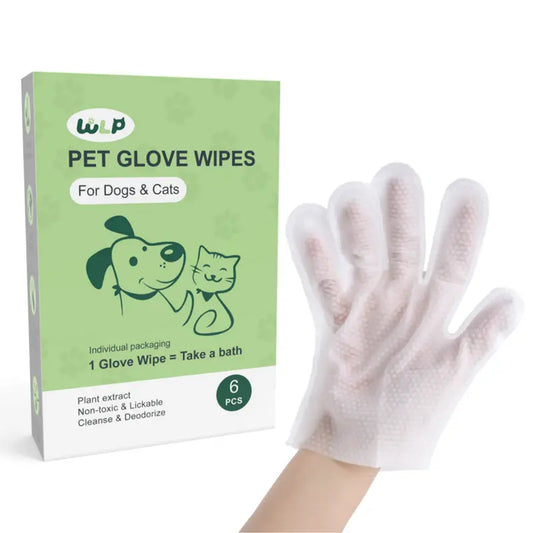 Pet Cleaning Glove Wipes – One Glove, Full Body Clean for Dogs & Cats