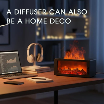 Transform Your Space with the Realistic 3D Fireplace Flame Diffuser