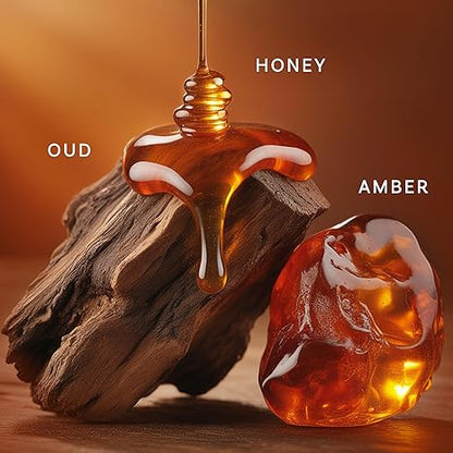 Indulge In An Exquisite Arabic-Inspired Unisex Fragrance - Experience The Luxury Of Sweet Honey & Smoky Oud