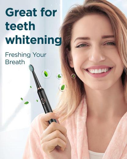 Sonic Electric Toothbrush - 45,000 VPM Clean with 120-Day Charge Free Power