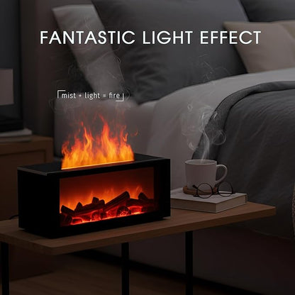Transform Your Space with the Realistic 3D Fireplace Flame Diffuser