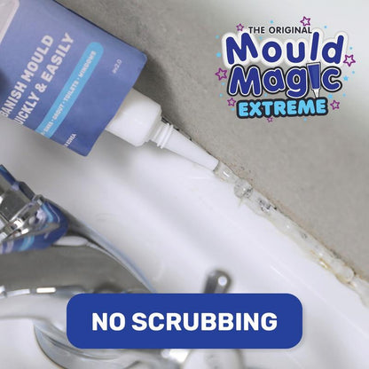 Mould & Mildew Stain Remover Gel – Cling Formula For Targeted Sealant & Grout Cleaning