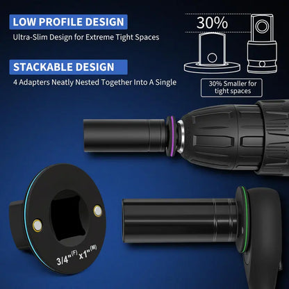 Ultimate Low Profile Impact Socket Adapter Set