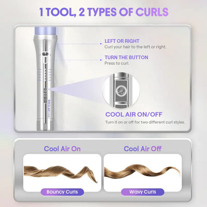 Effortless Salon Curls in Seconds with Automatic Airflow Styler