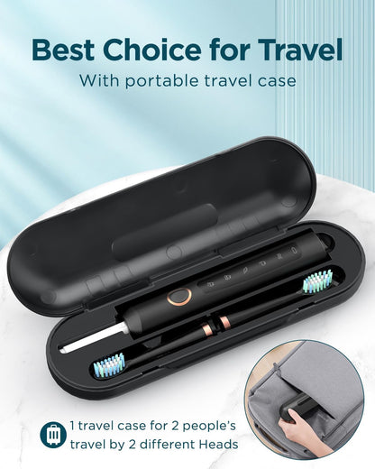 Sonic Electric Toothbrush - 45,000 VPM Clean with 120-Day Charge Free Power