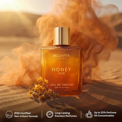 Indulge In An Exquisite Arabic-Inspired Unisex Fragrance - Experience The Luxury Of Sweet Honey & Smoky Oud