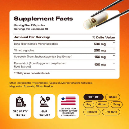 Recharge Cellular Energy & Boost NAD+ Levels Naturally